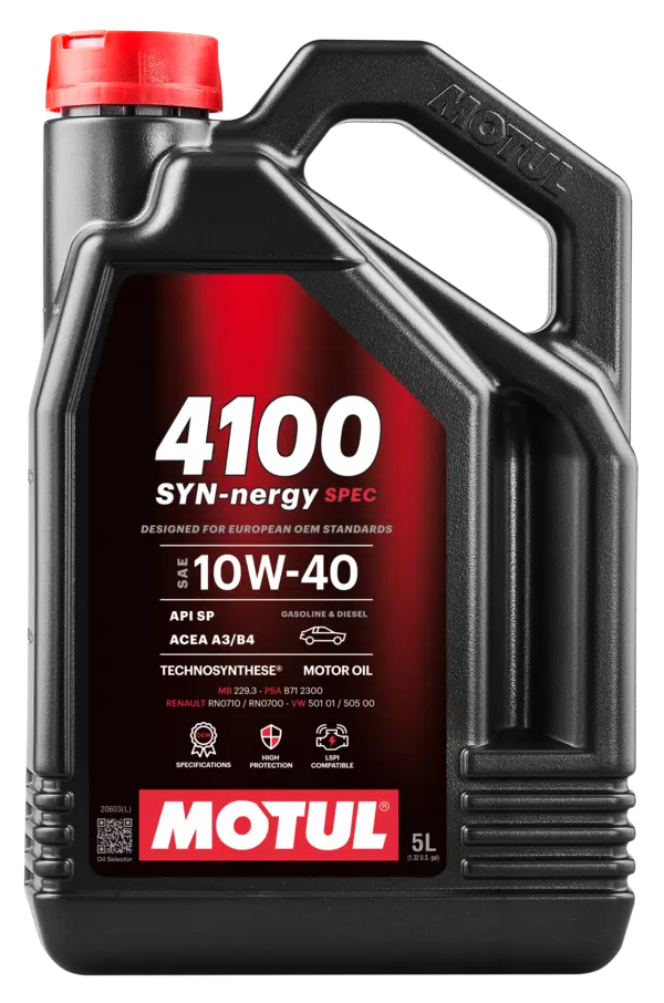 HUILE MOTEUR 10W40 MOTUL